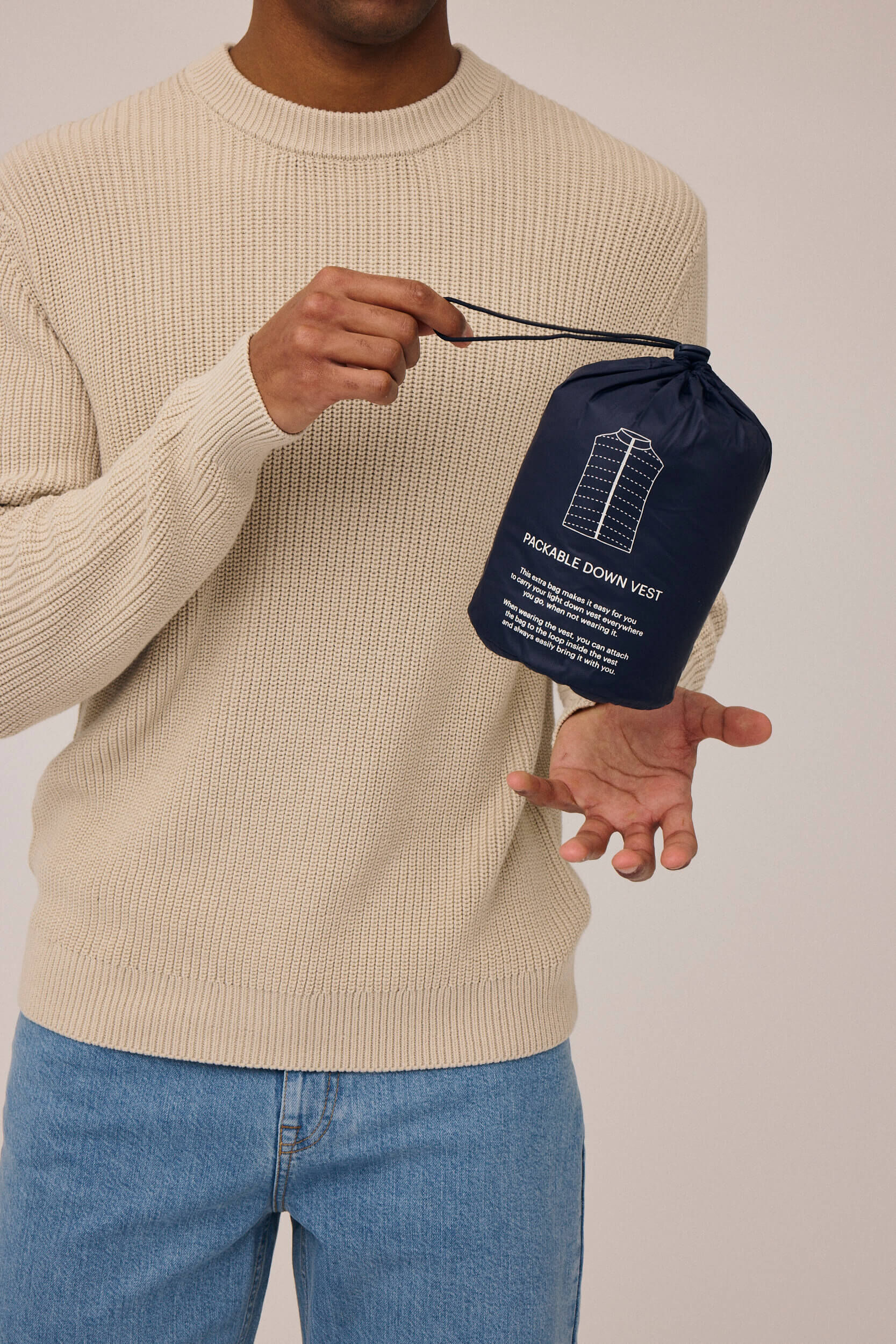 Floran 2 light padded down vest - GRS