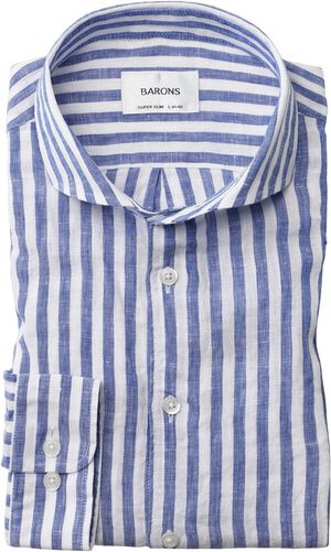 The Sicilian 2. 0 | Wide Mid Blue Stripe | Slim