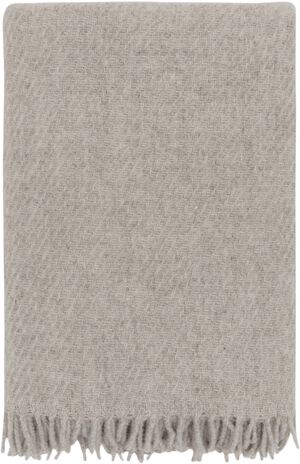 Falketind uldplaid naturlig beige