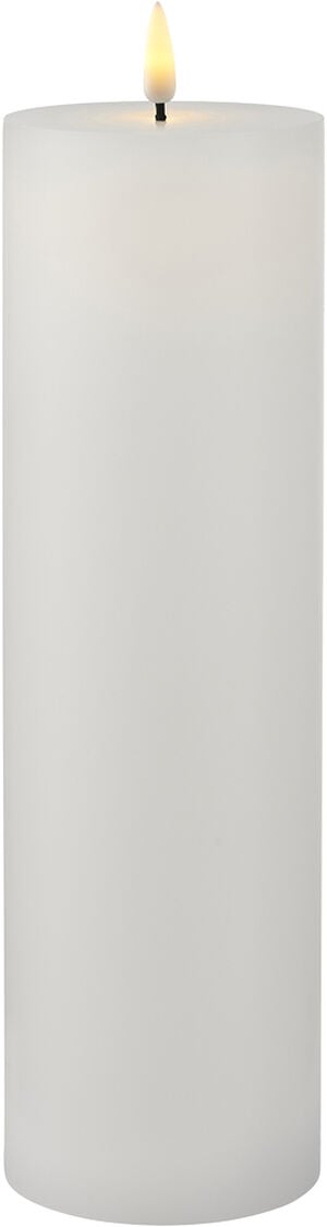 Sille Exclusive Ø7,5xH25cm, Hvid