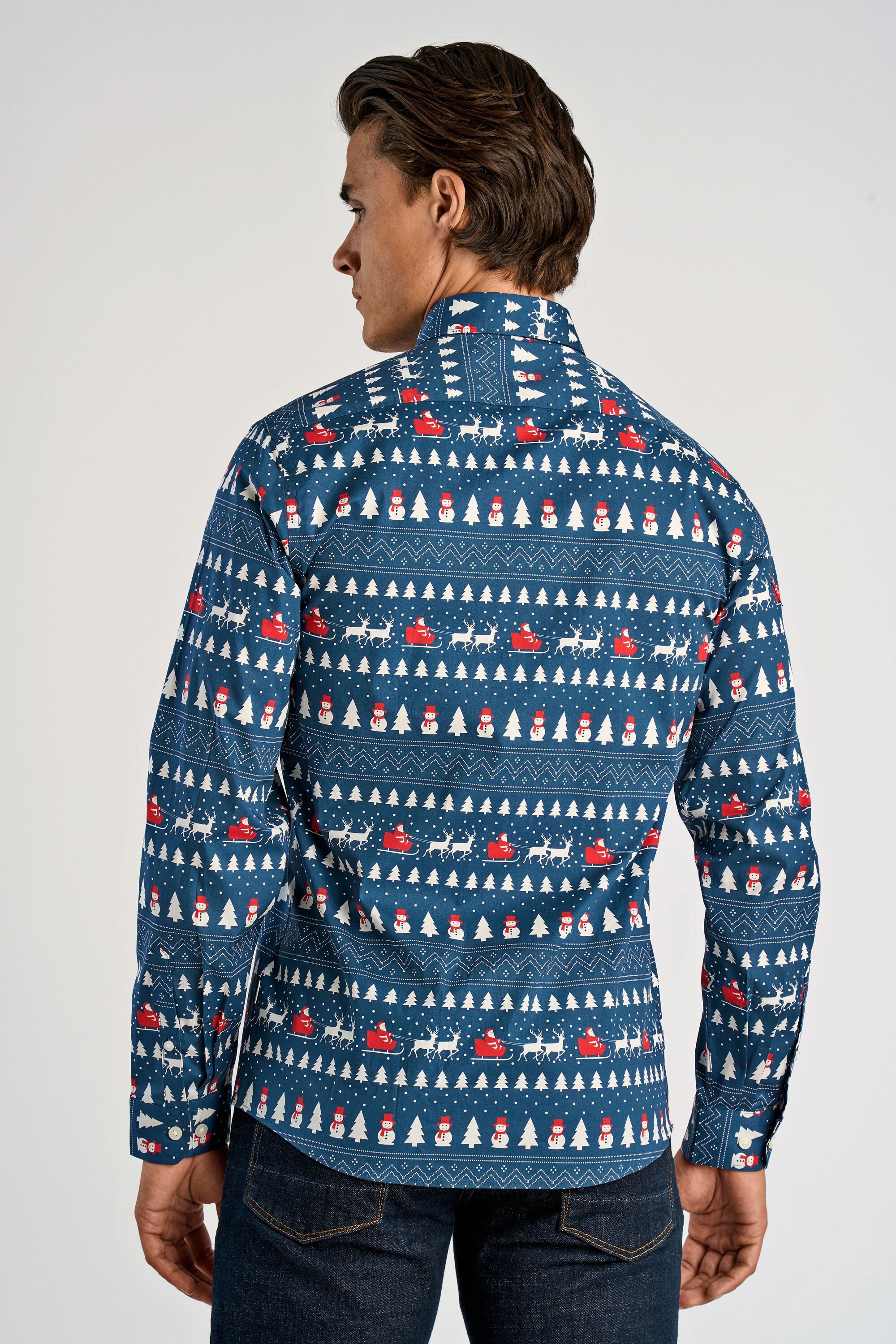 AOP Christmas shirt L/S