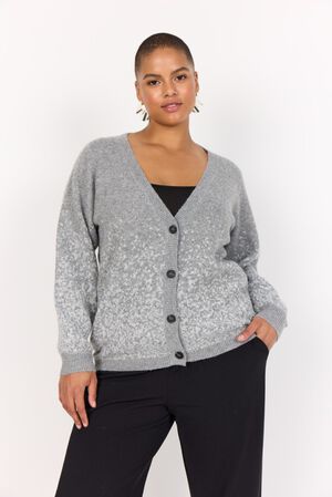 Curvy WA-SYLVA 2 Cardigan Lys grå