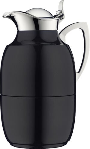 Termoskanna Juwel 1 liter Blank svart Rostfritt stål