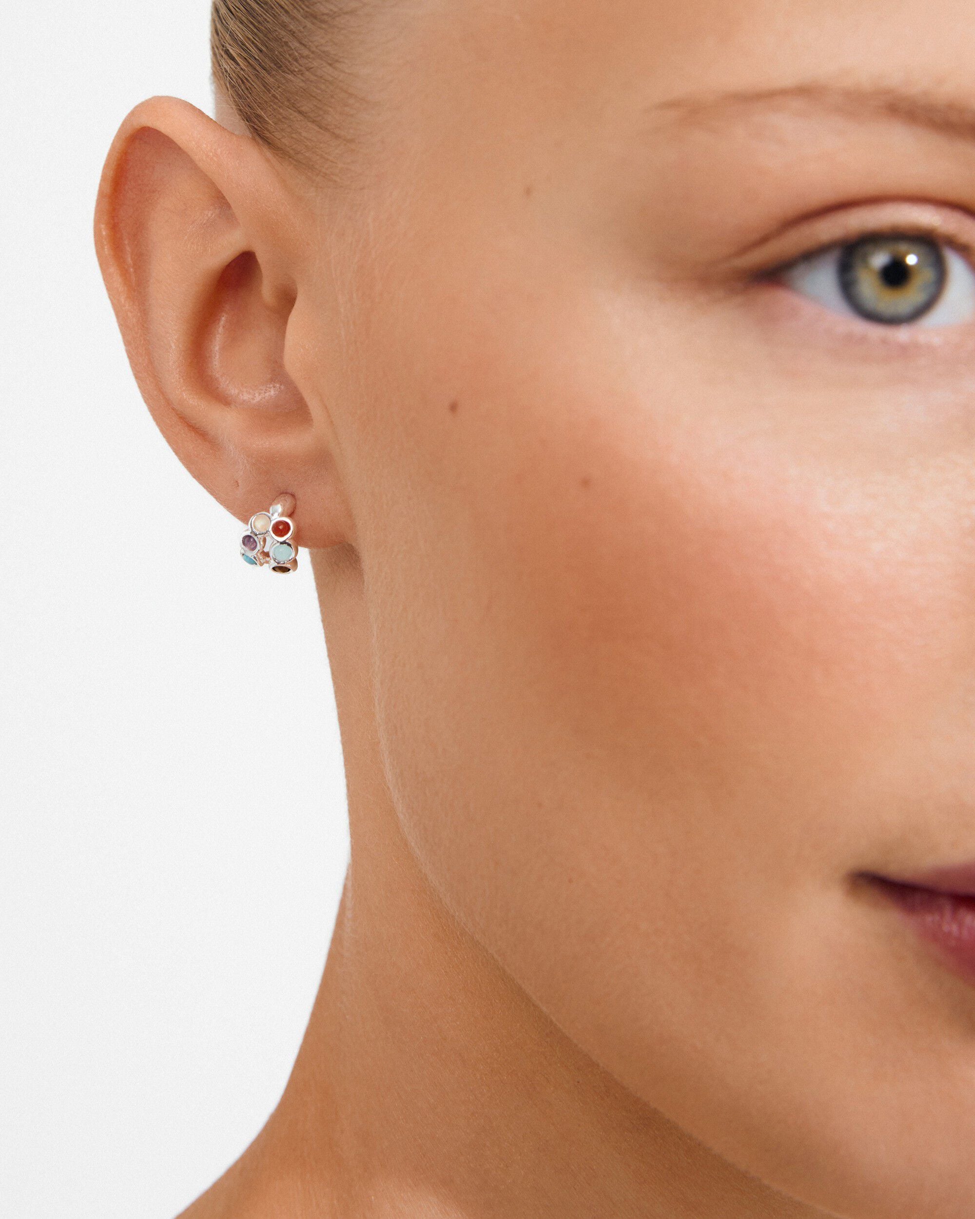 LONNIE earrings silver-plated/multi