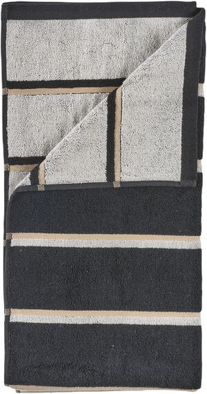 Handduk Sauna 50x100 White/Soft Grey/Eucalyptus