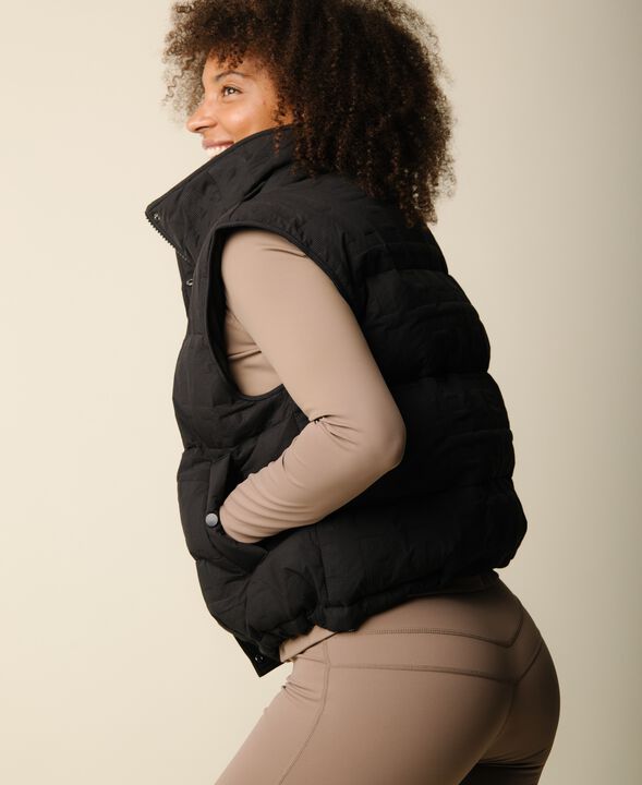 Cartel x Align by Blume puffer vest - Nero