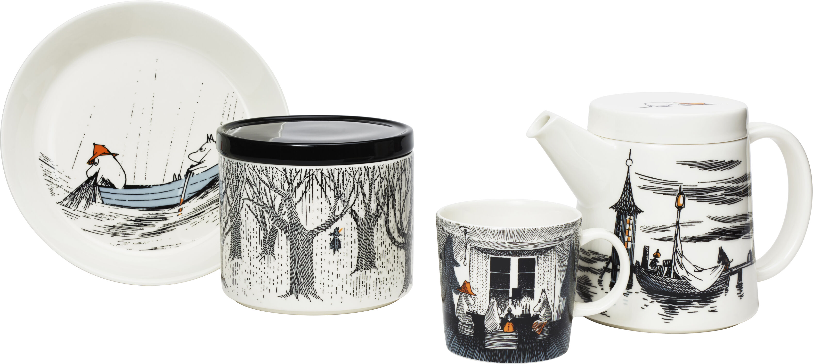 MUMI TALLERKEN 19CM TRO MOD SIN OPRINDELSE