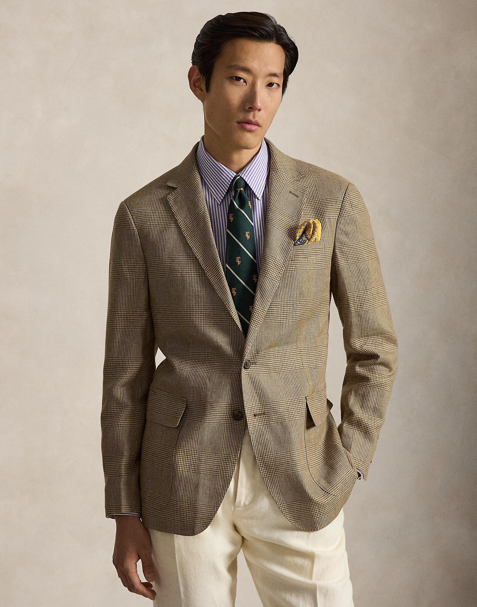 Polo Modern Fit Glen Plaid Sport Coat