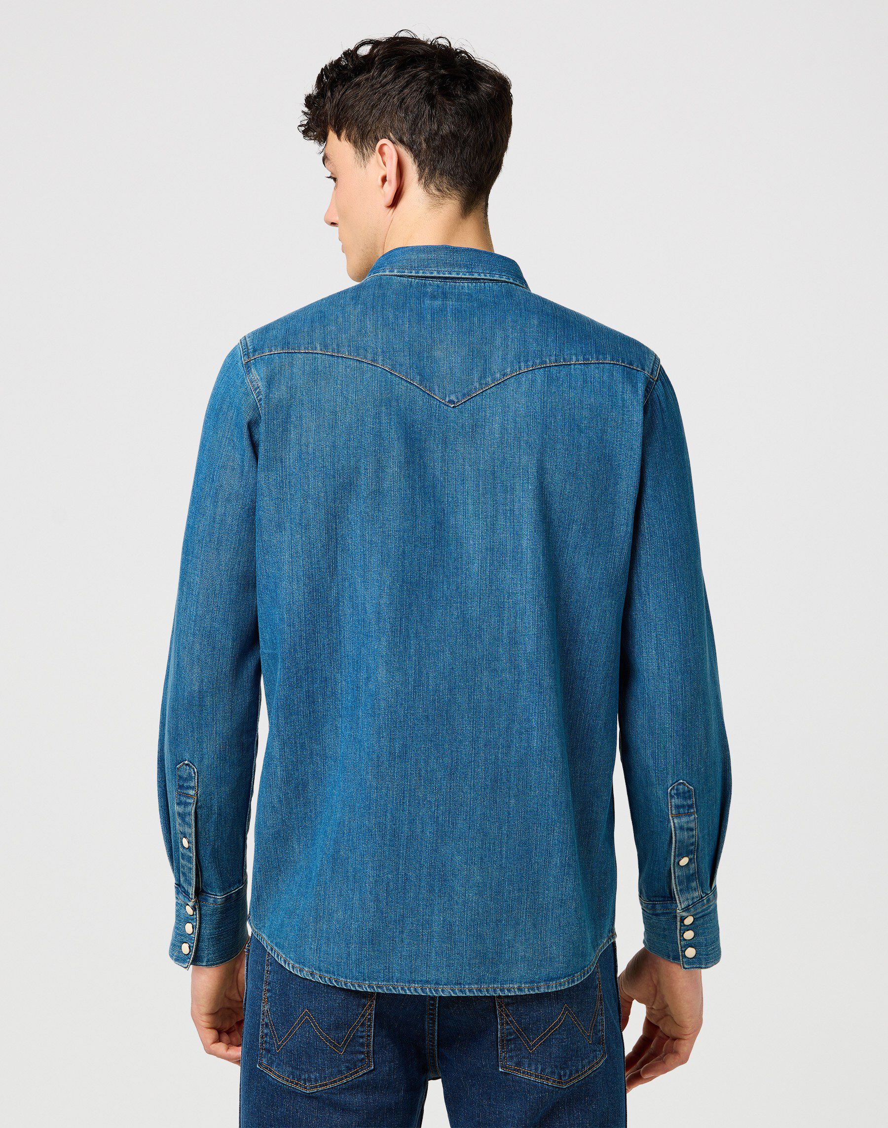 WESTERN SHIRT OLIVE BREEZE