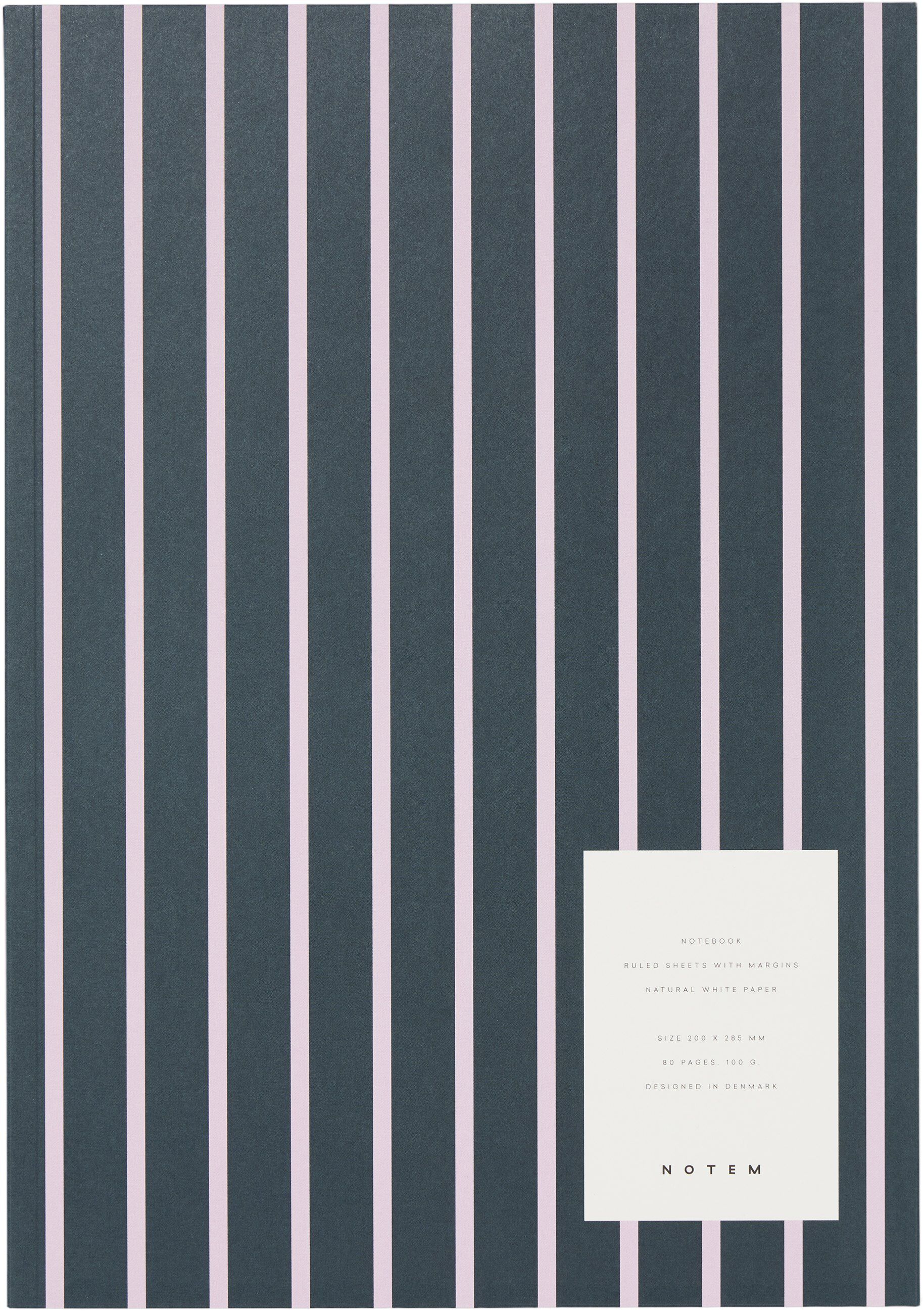 Vita Notebook - Large, Blue & Pink