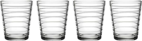 Aino Aalto 22cl glas - klar 4stk