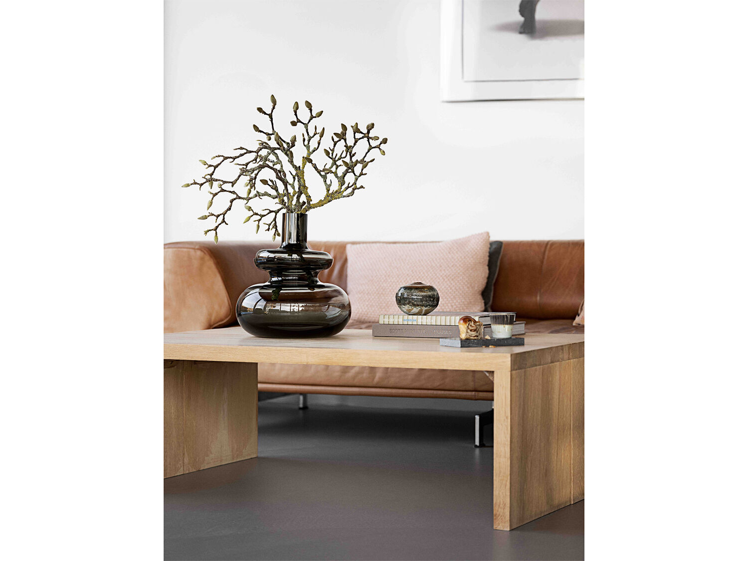 Vas Inu 31,7 x 33 cm Smoked Grey