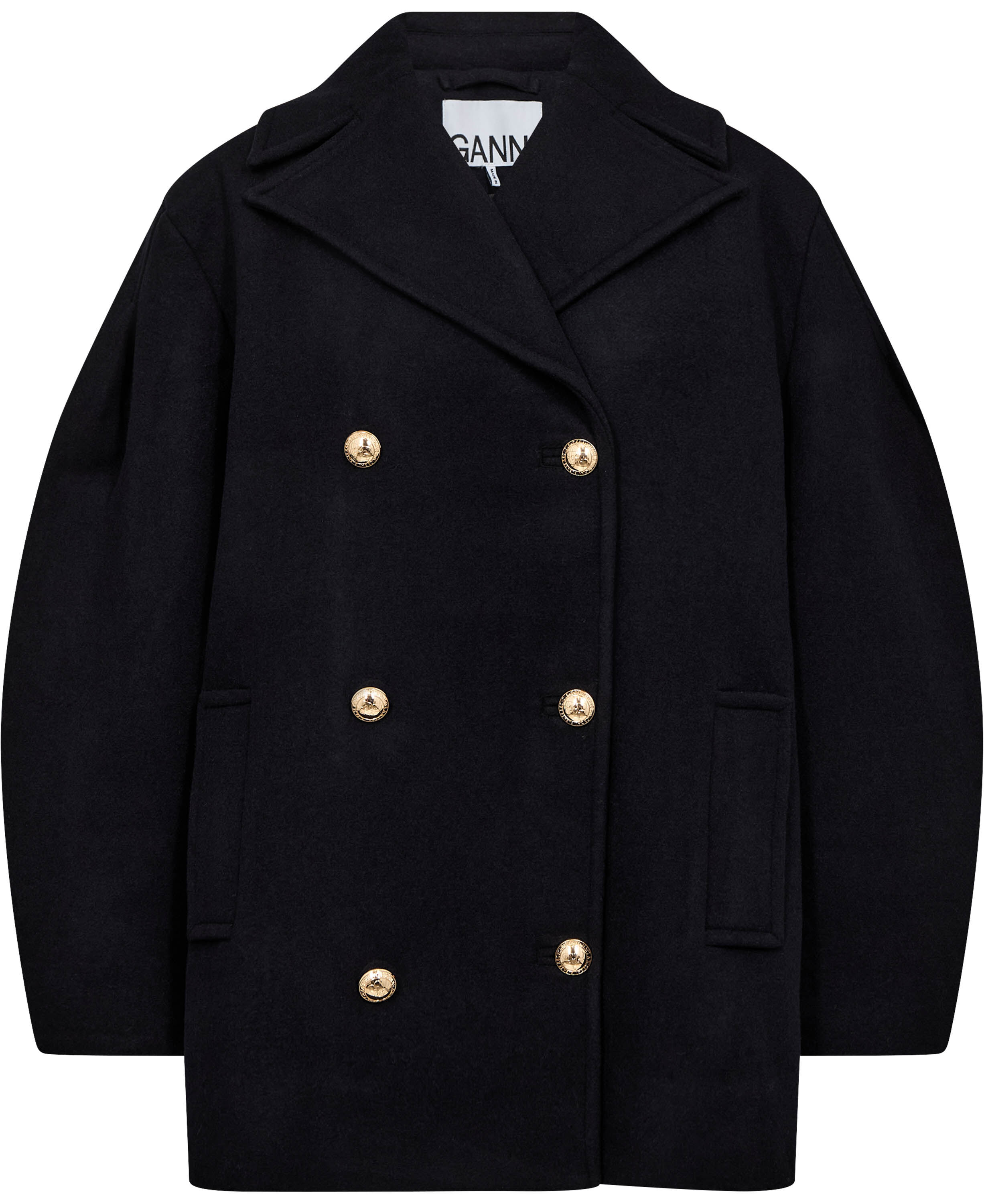 Peacoat Wool Midi Coat