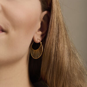 Large daylight earrings 30 mm