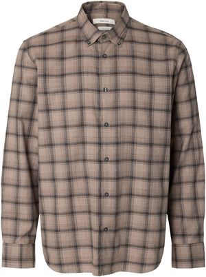 SLMREGCOLE JAY MELANGE LS SHIRT NOO