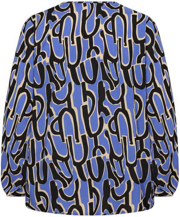 Curvy WA-VALERA 1 Bluse Blå
