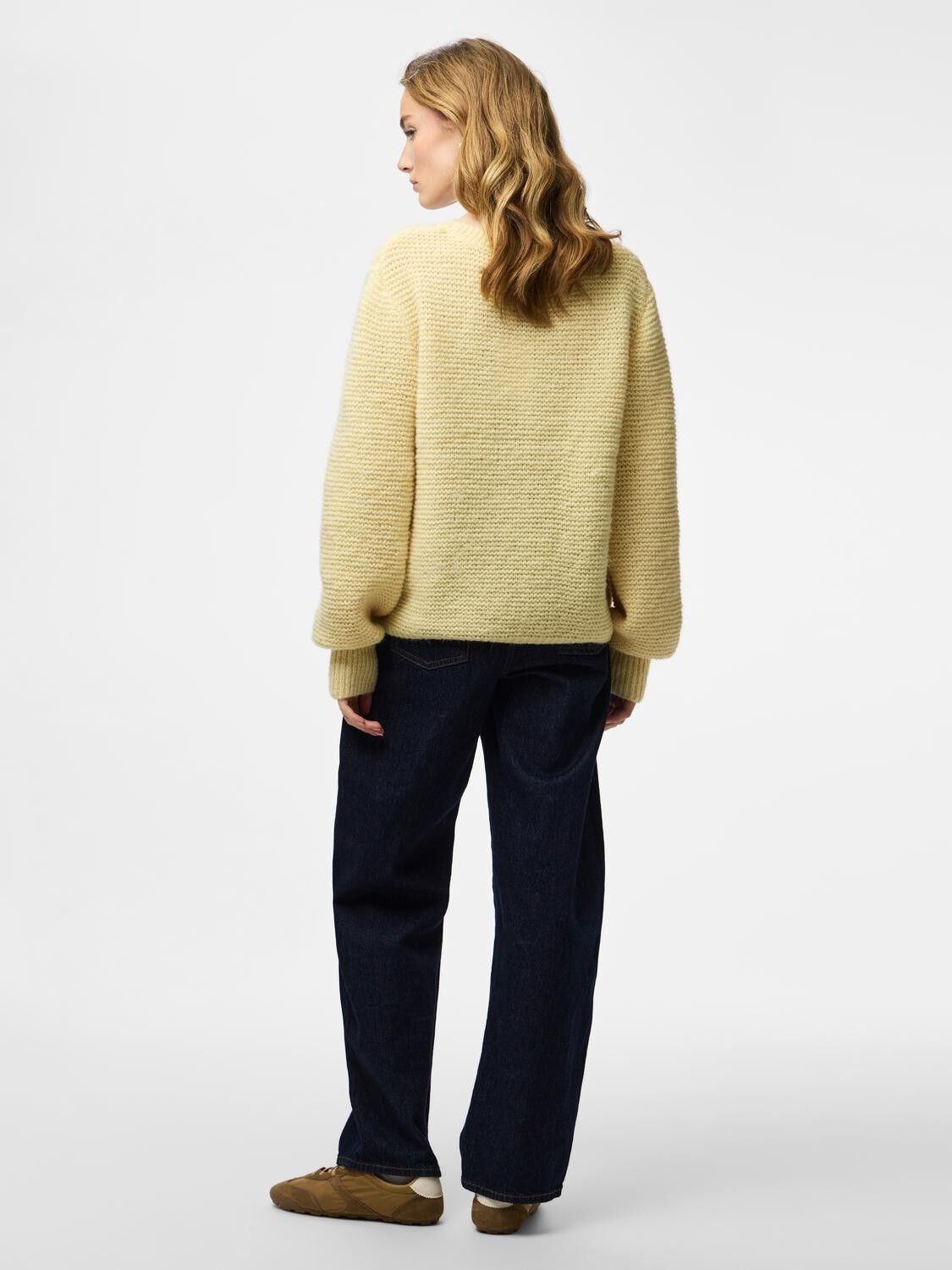 PCRINNA LS O-NECK KNIT PWP BC