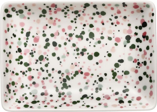 OTC A6 Tallerken 10x15 cm Helle Pink-Grøn