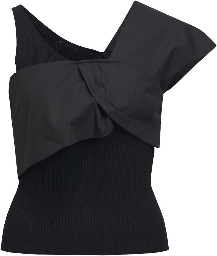 OBJBETZY S/S RE KNIT TOP 145