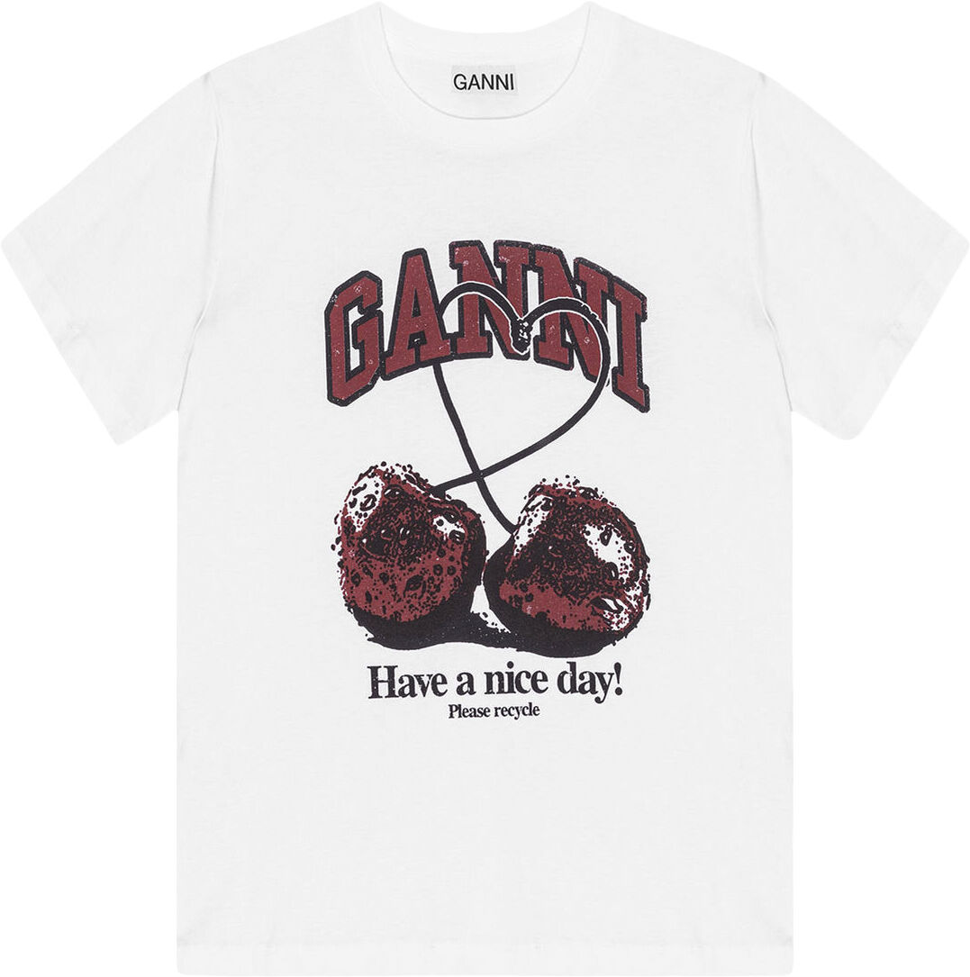 Basic Jersey Cherry Relaxed T-shirt