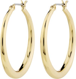 JORUN hoop earrings gold-plated