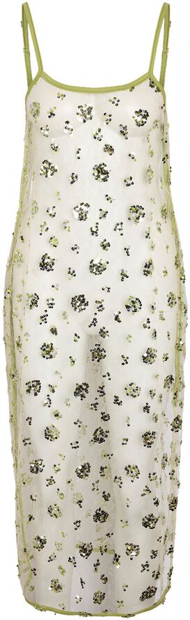 NMZIGGA S/L SEQUIN MESH DRESS