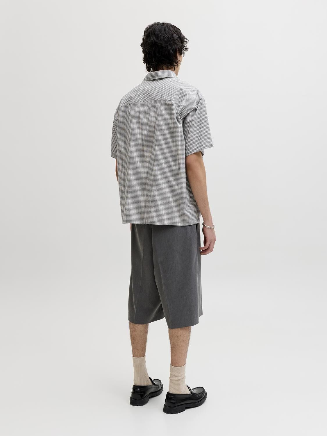 Jorcotedazur Seersucker Check Shirt Ss