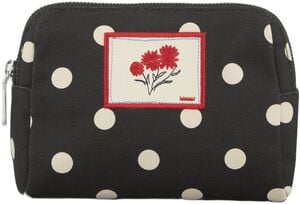 Polka Canvas Pouch Bag