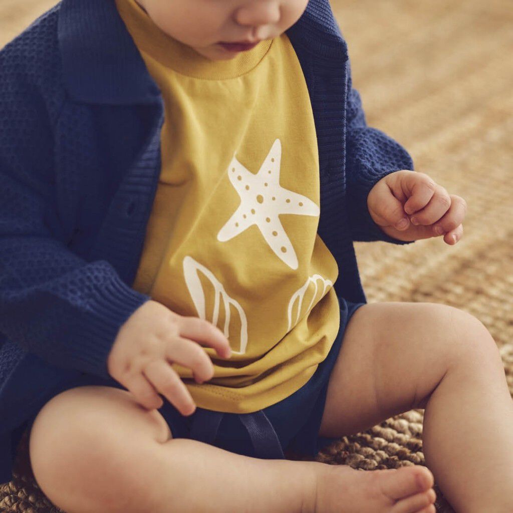 Sea printed s/s T baby
