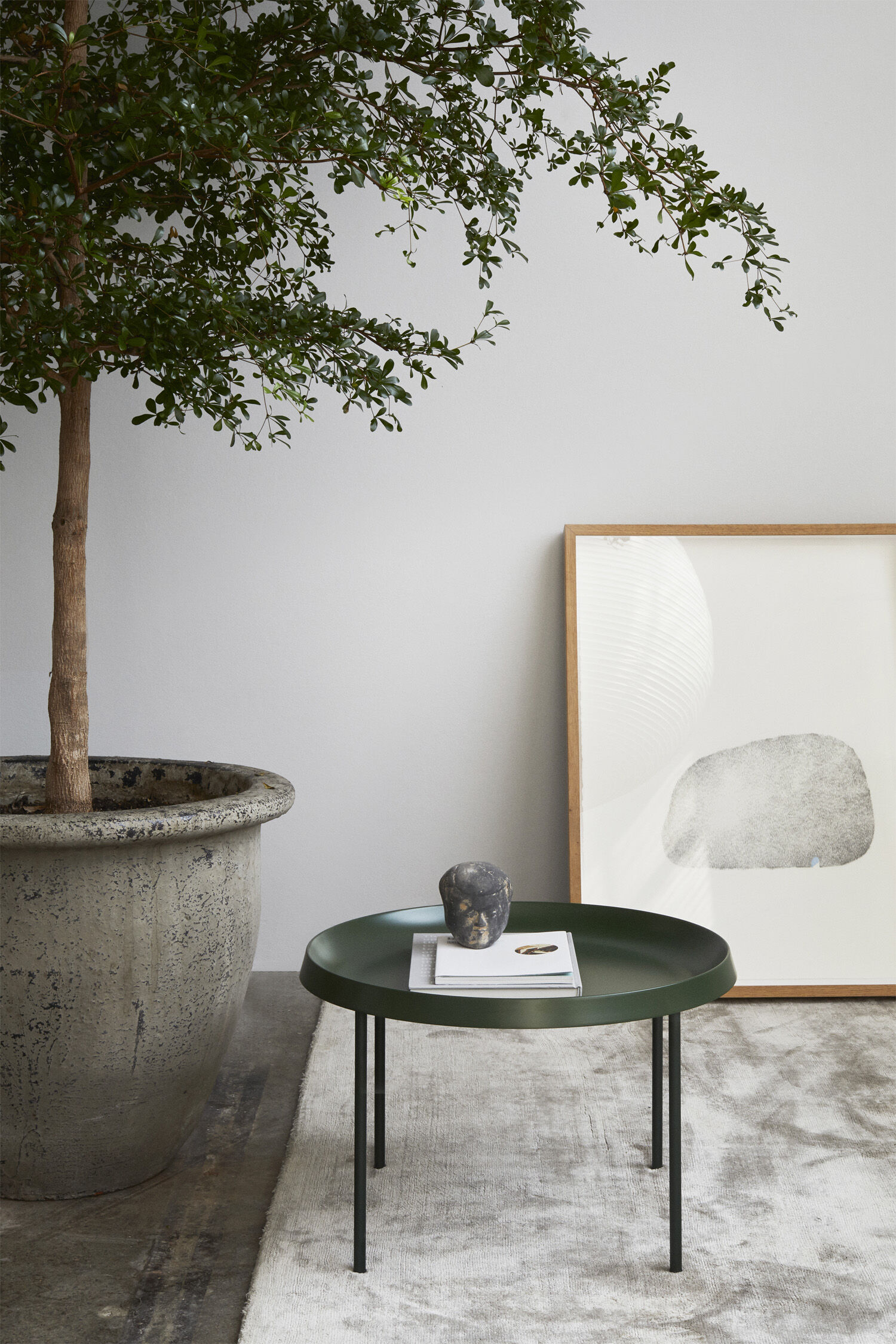 Tulou Dark moss powder coated steel