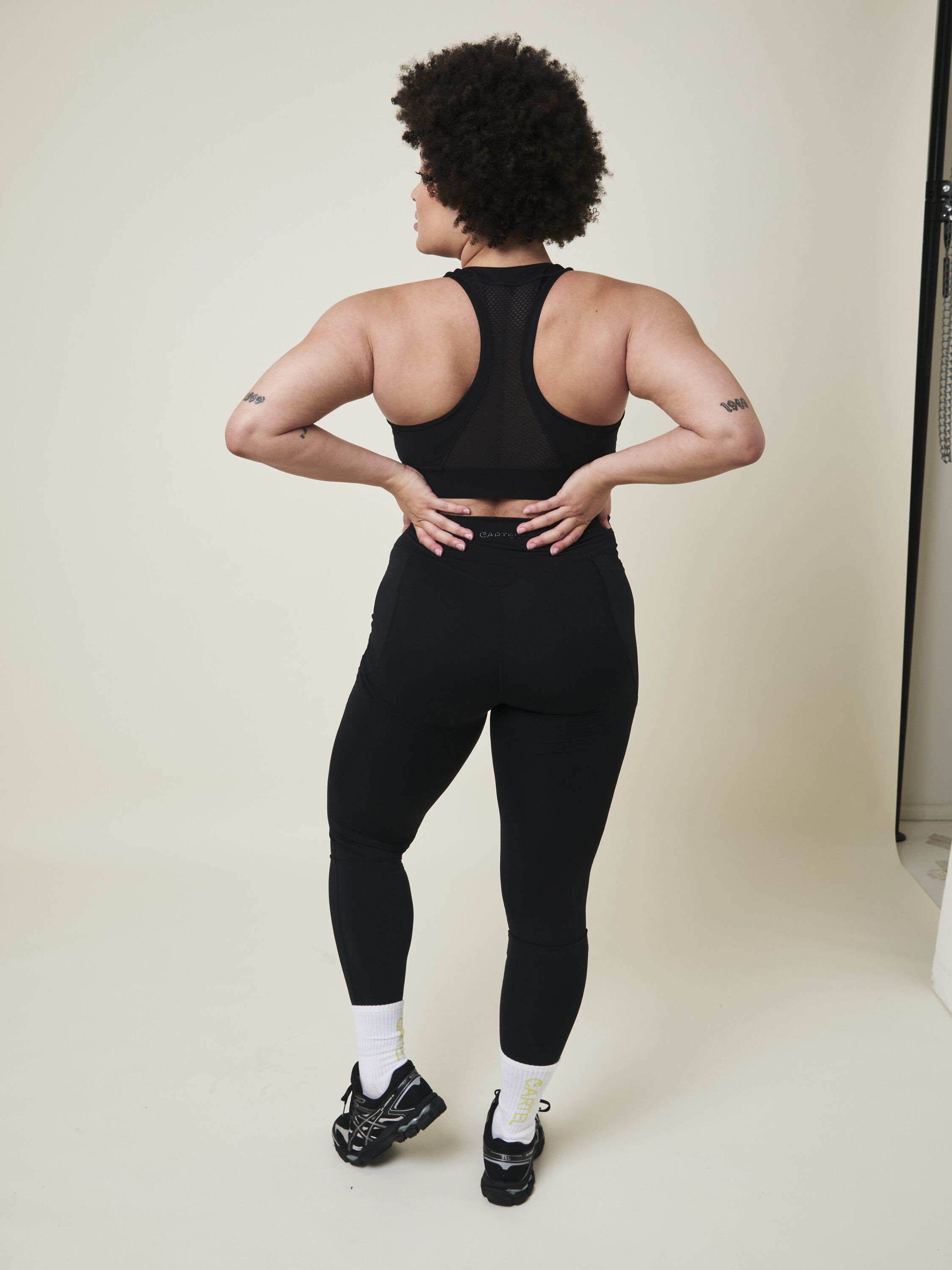 All Purpose H&oslash;jtaljet Leggings med lomme - Nero