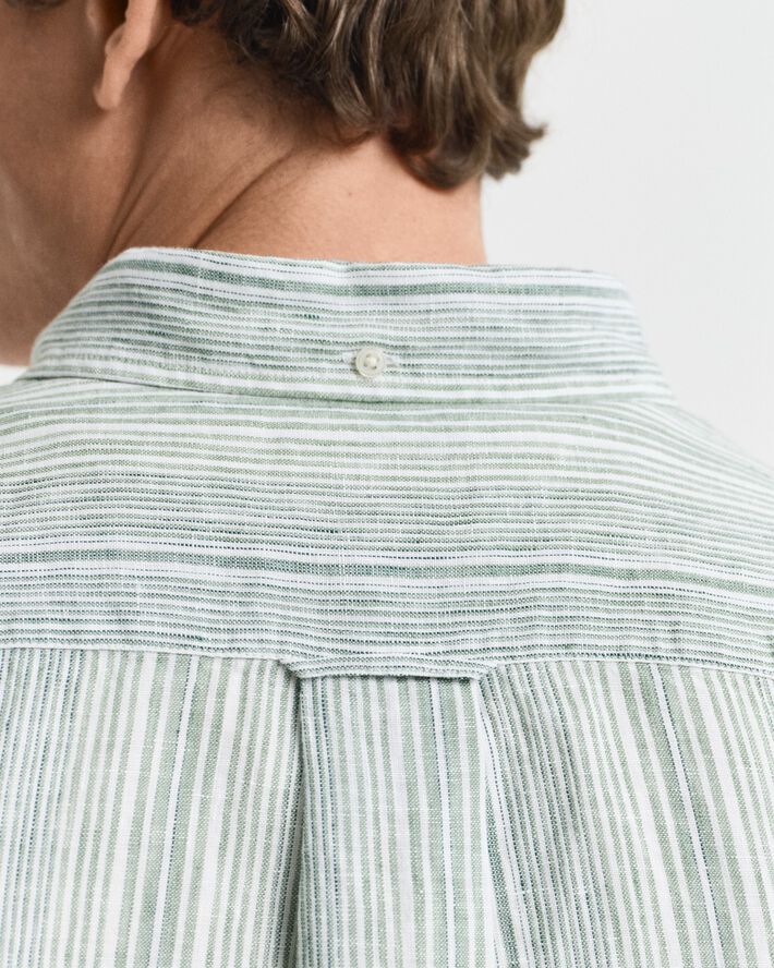 REG LINEN STRIPE SHIRT