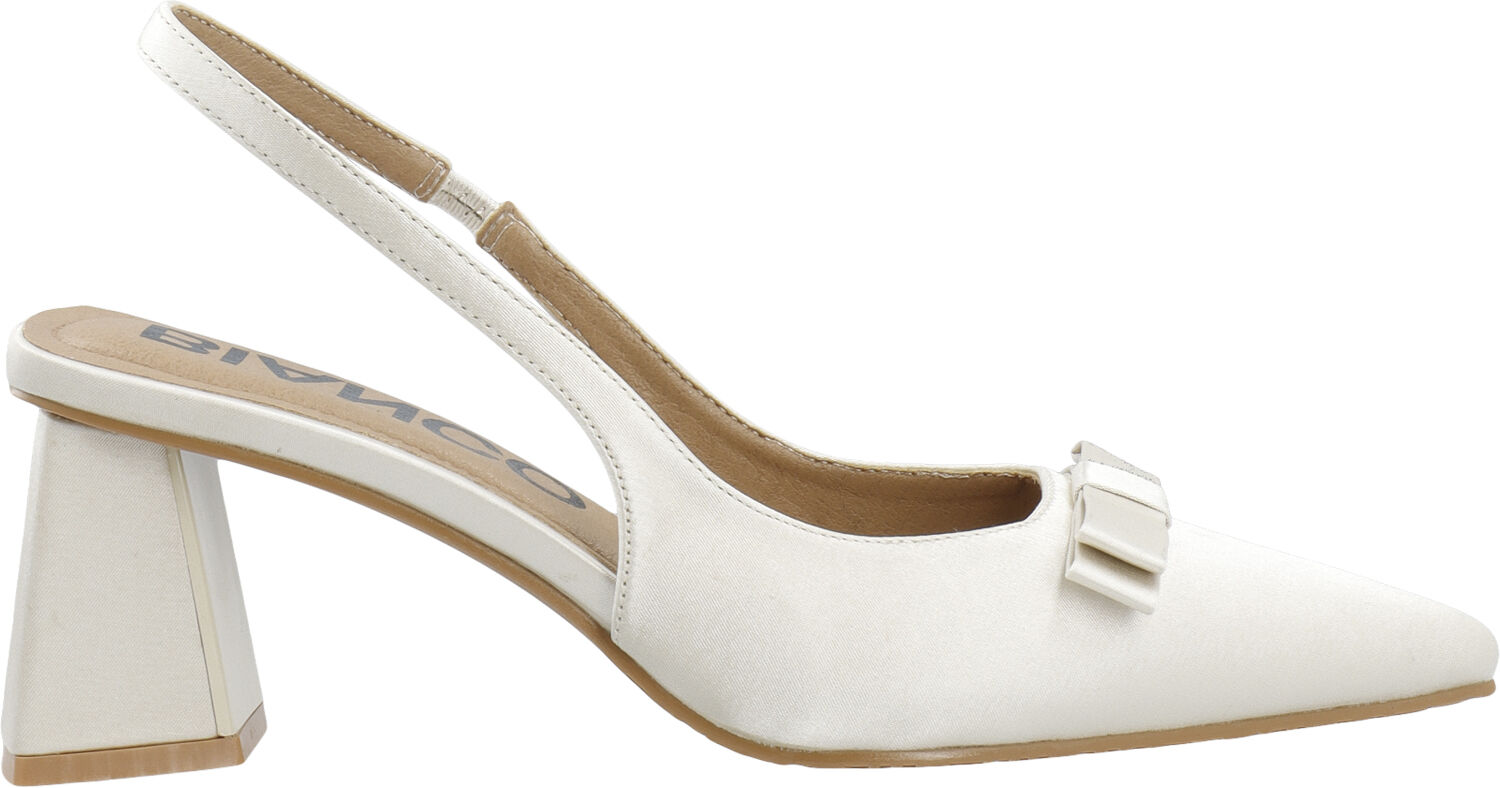 BIAMARALYN Bow Slingback Satin