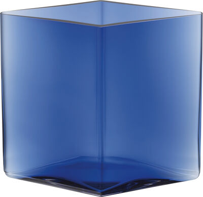 Ruuto vase 20,5x18cm ultramarineblå