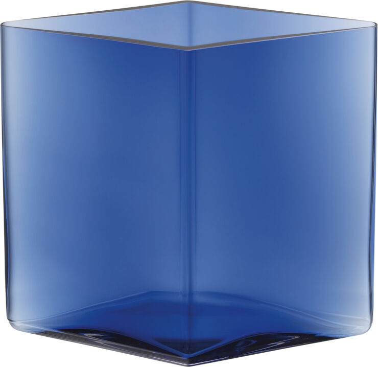 Ruuto vase 20,5x18cm ultramarineblå