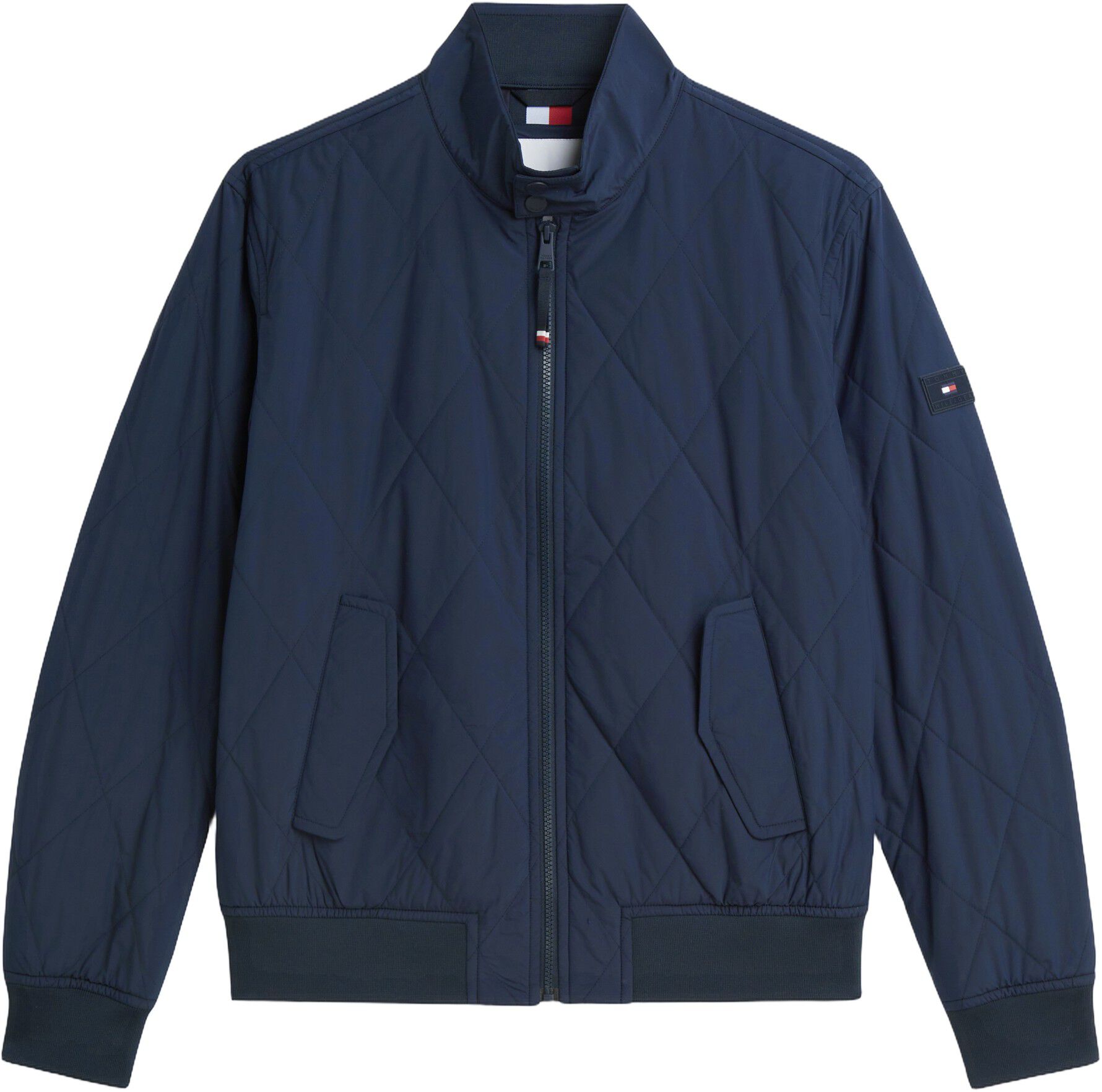 Water Repellent Packable Quilted Harrington Jacket