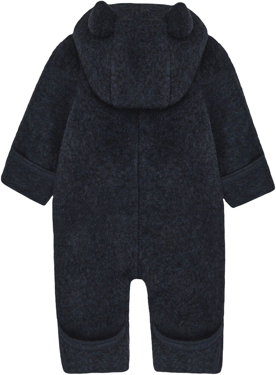 Pram Suit Ears Wool Fleece
