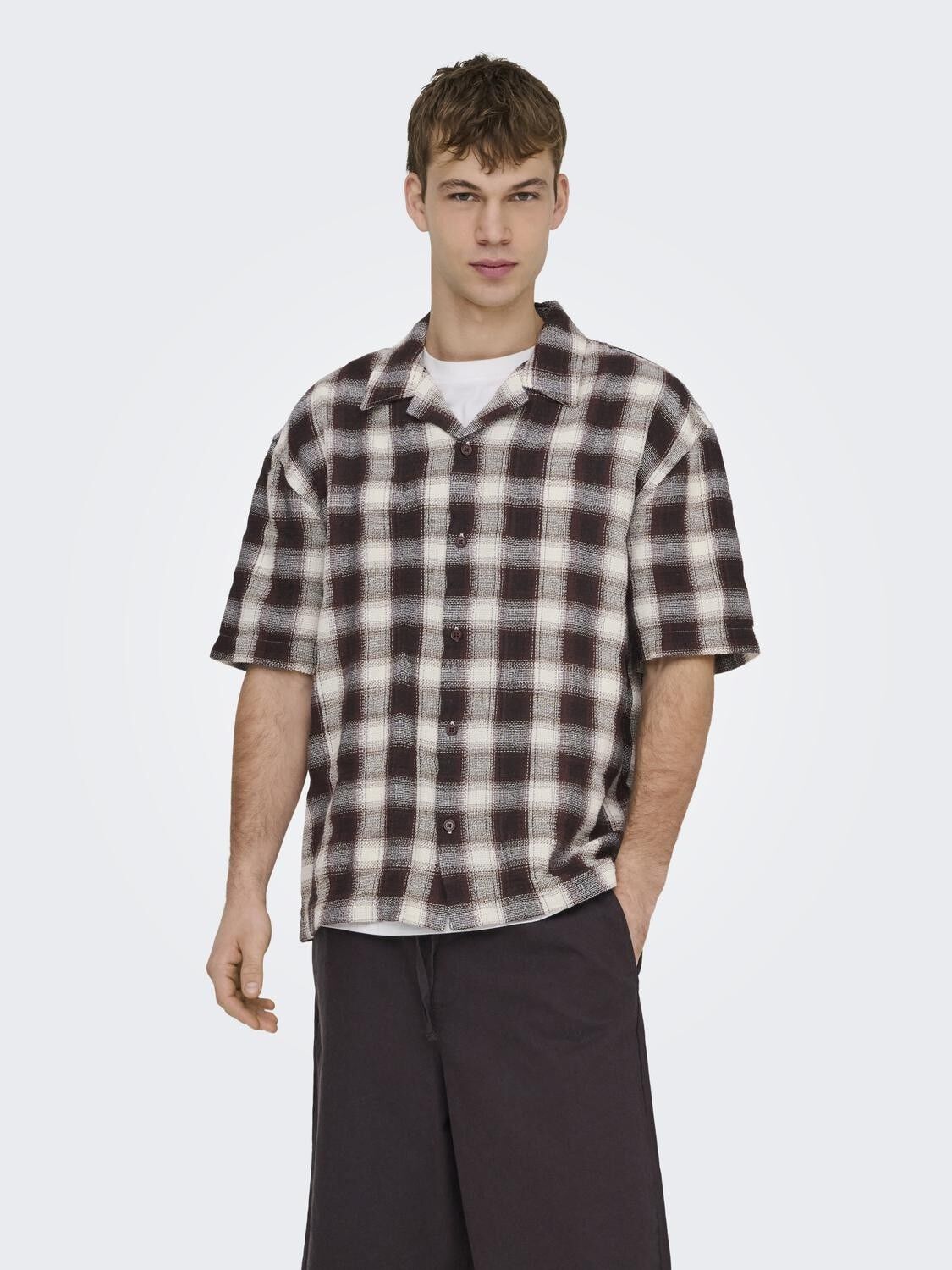 Onstrev Life Rlx Struc Ss Check Shirt