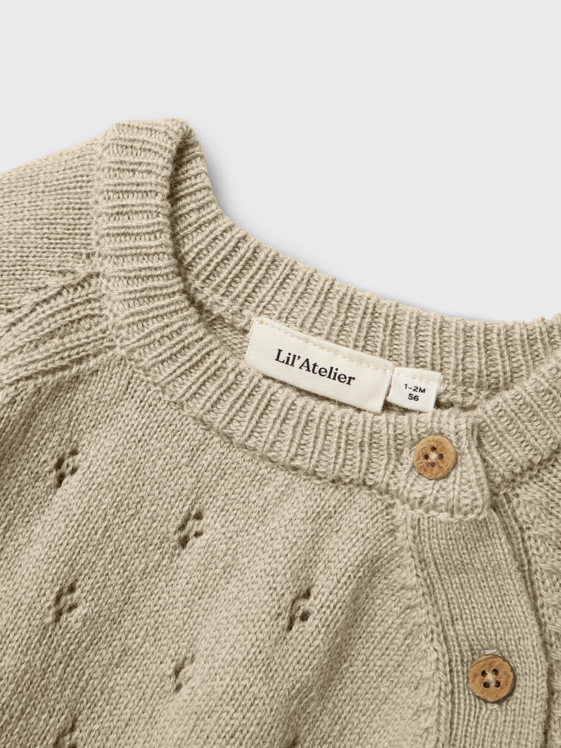 NBNNALIO LS WRAP KNIT LIL