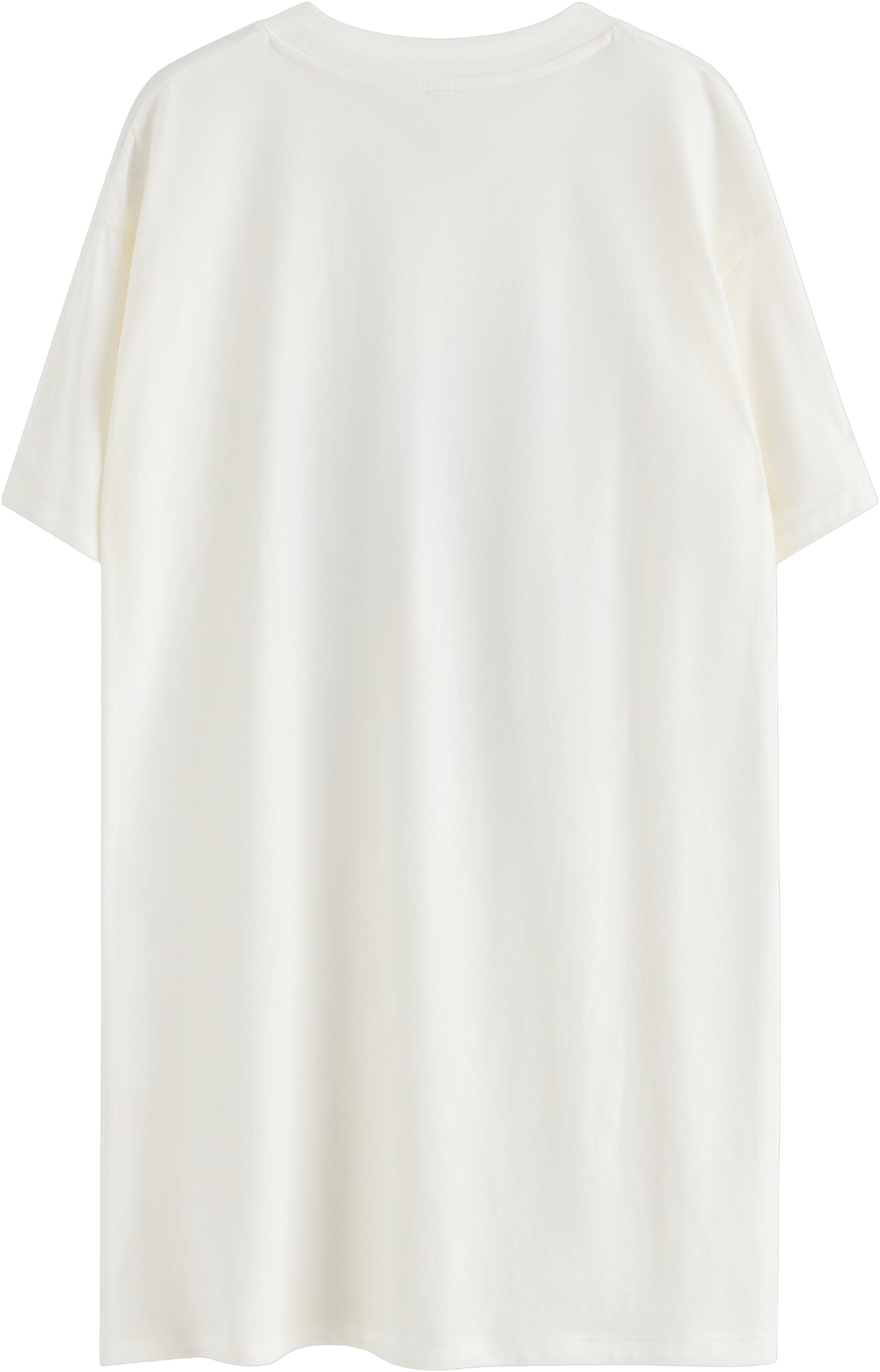 Short-sleeved night dress in soft c
