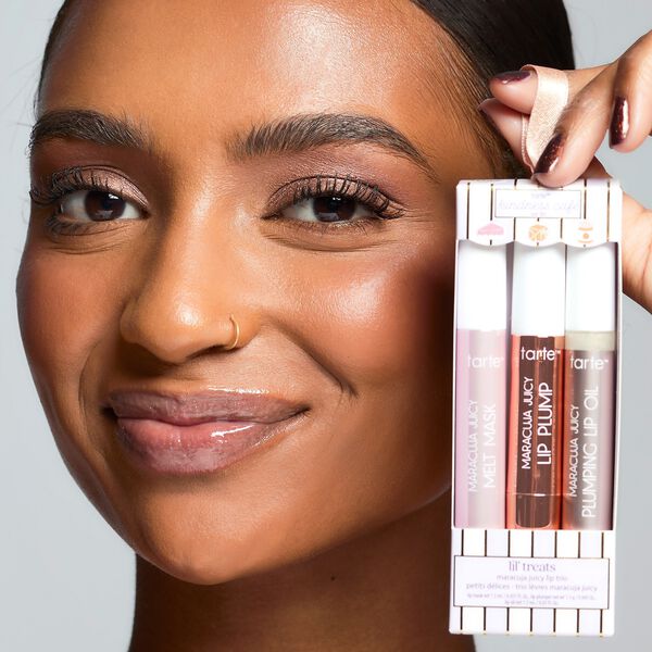 Lil' Treats Maracuja Juicy Lip Trio - Sminkset för läpparna