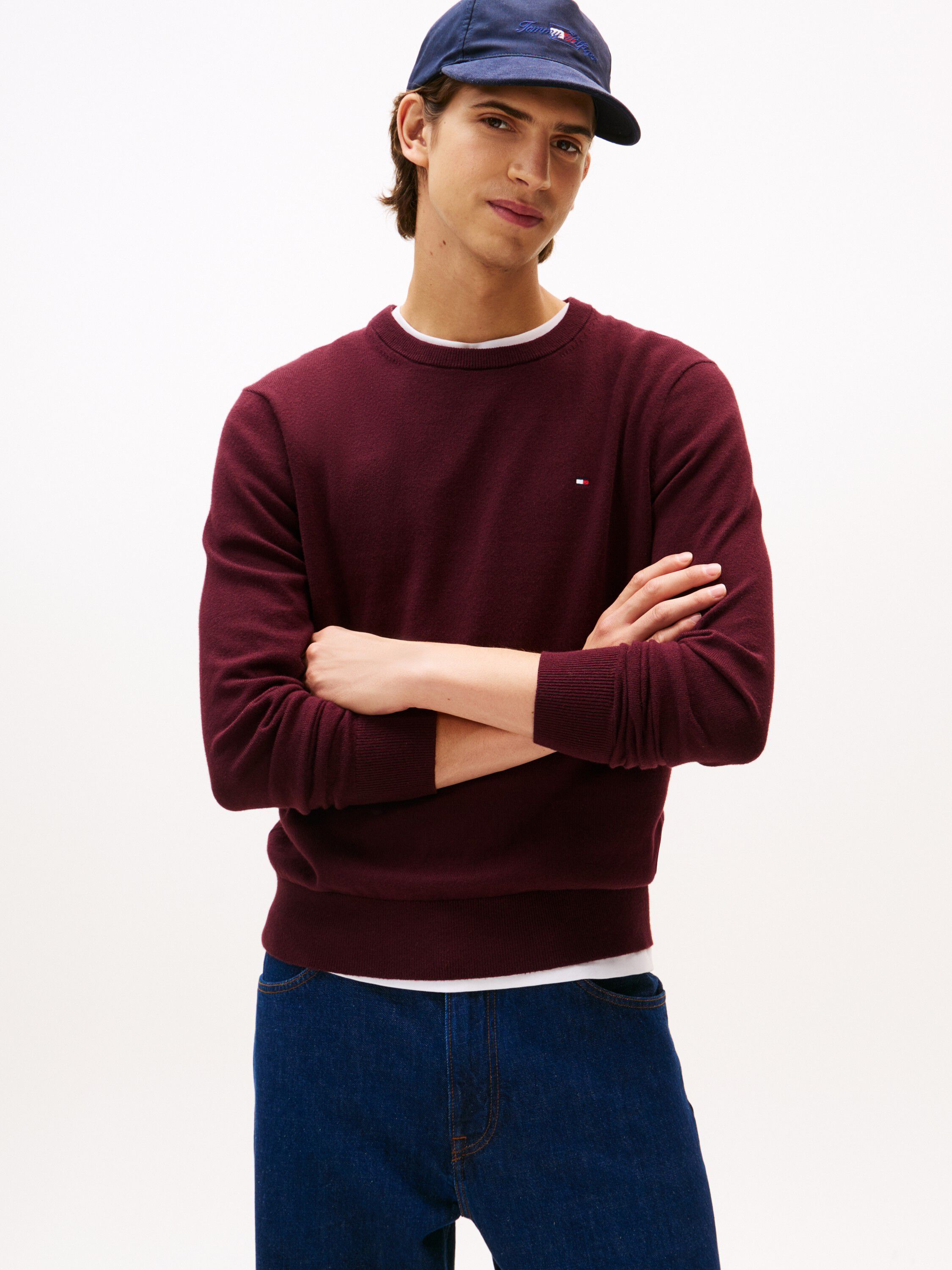 PIMA ORG CTN CASHMERE CREW NECK