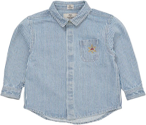 Y/D STRIPE TWILL OVERSHIRT