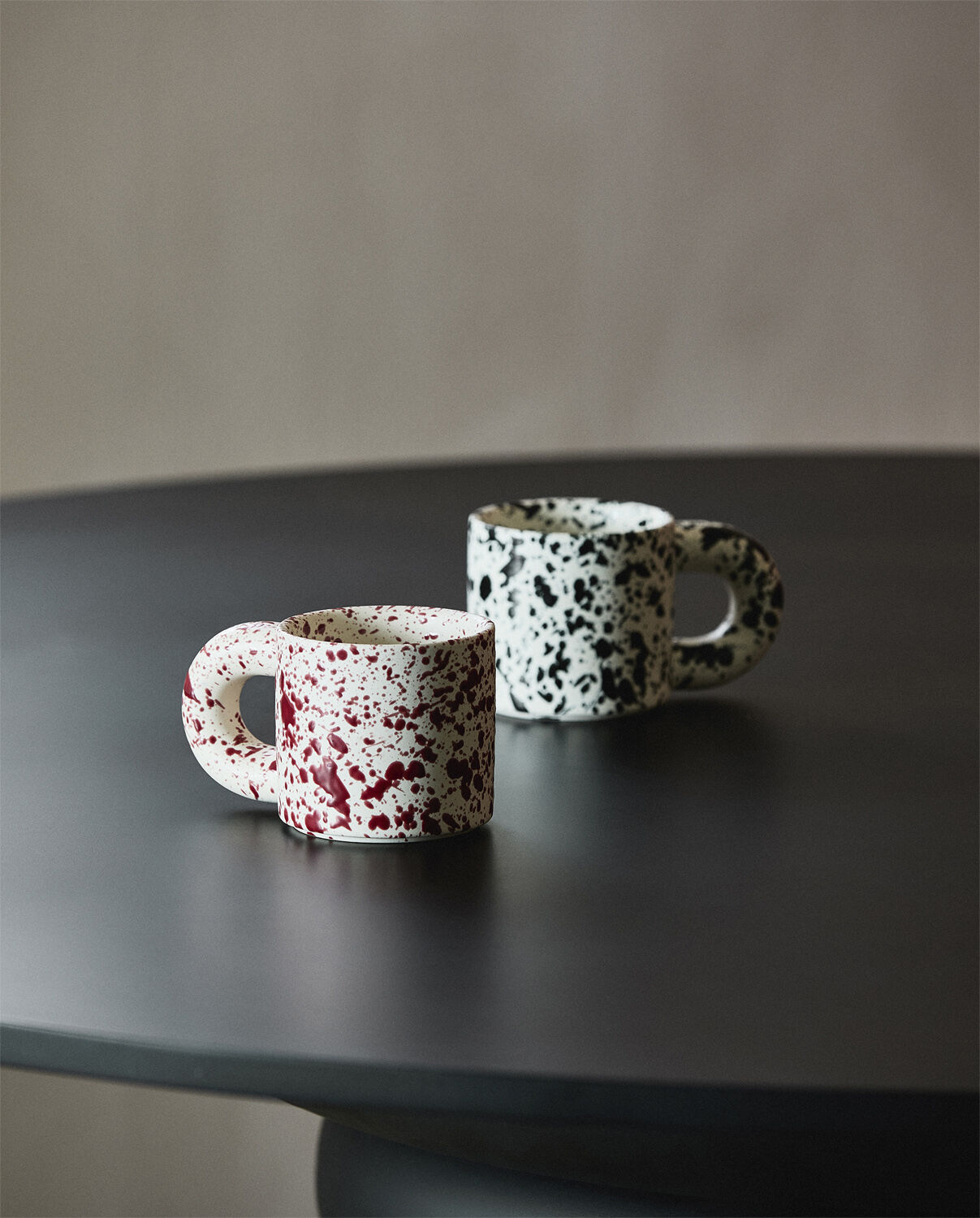 JOSE cup w. splash - black