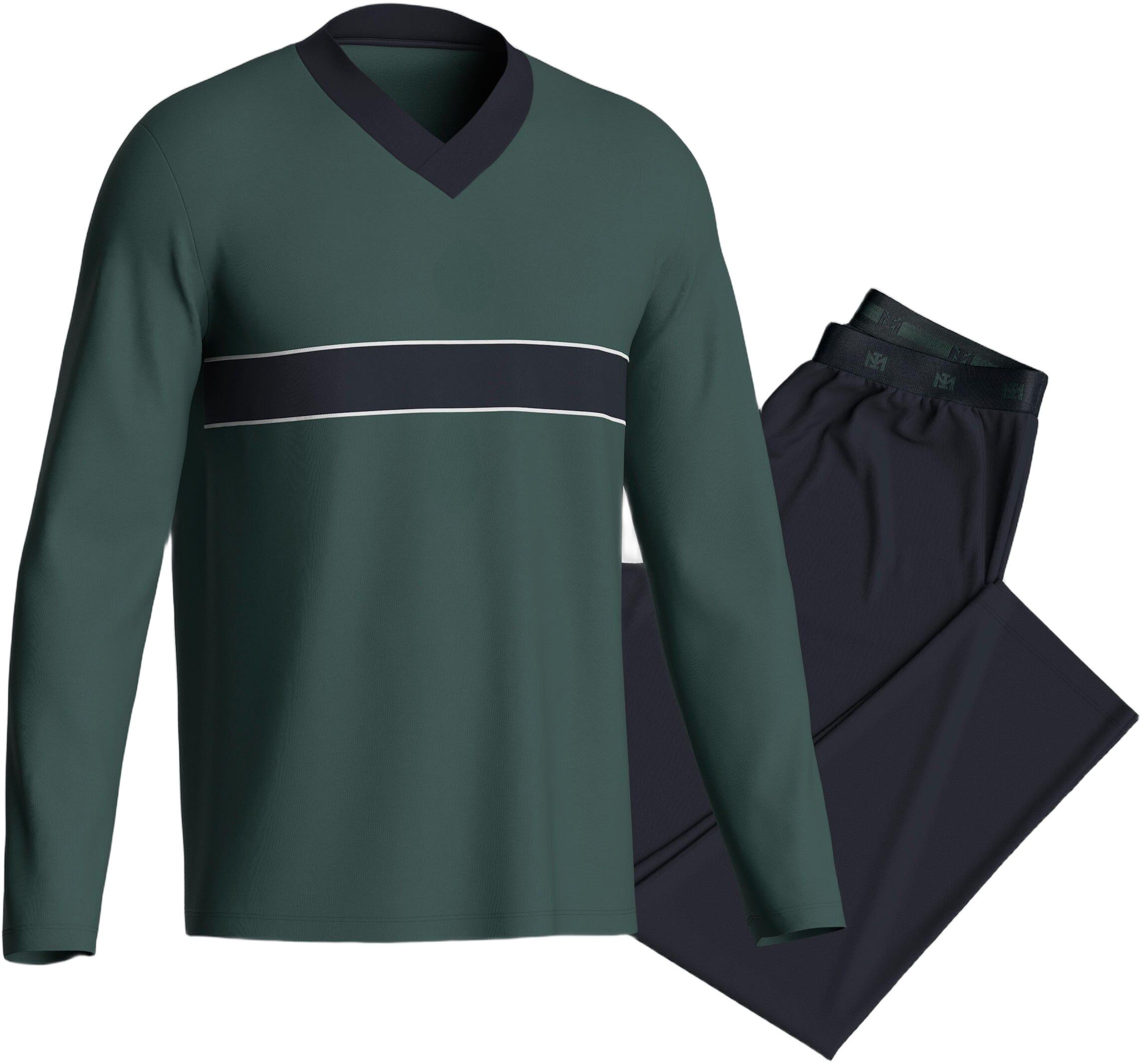 Long Pyjama set in Cotton