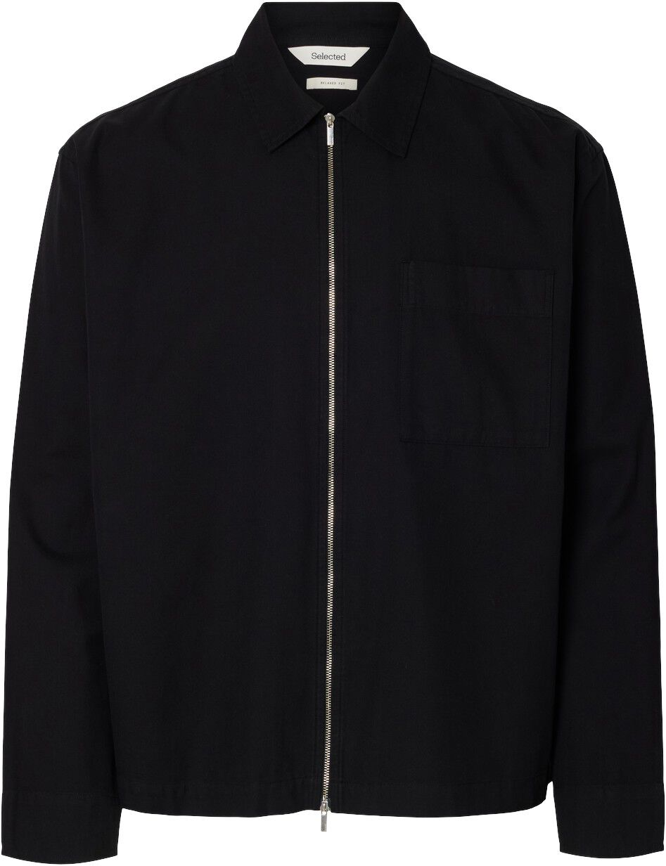 Slhrlxdavid Mix Zip Overshirt
