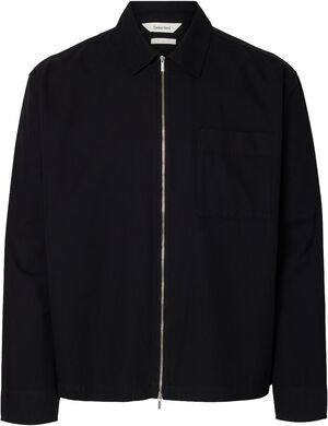 SLHRLXDAVID MIX ZIP OVERSHIRT