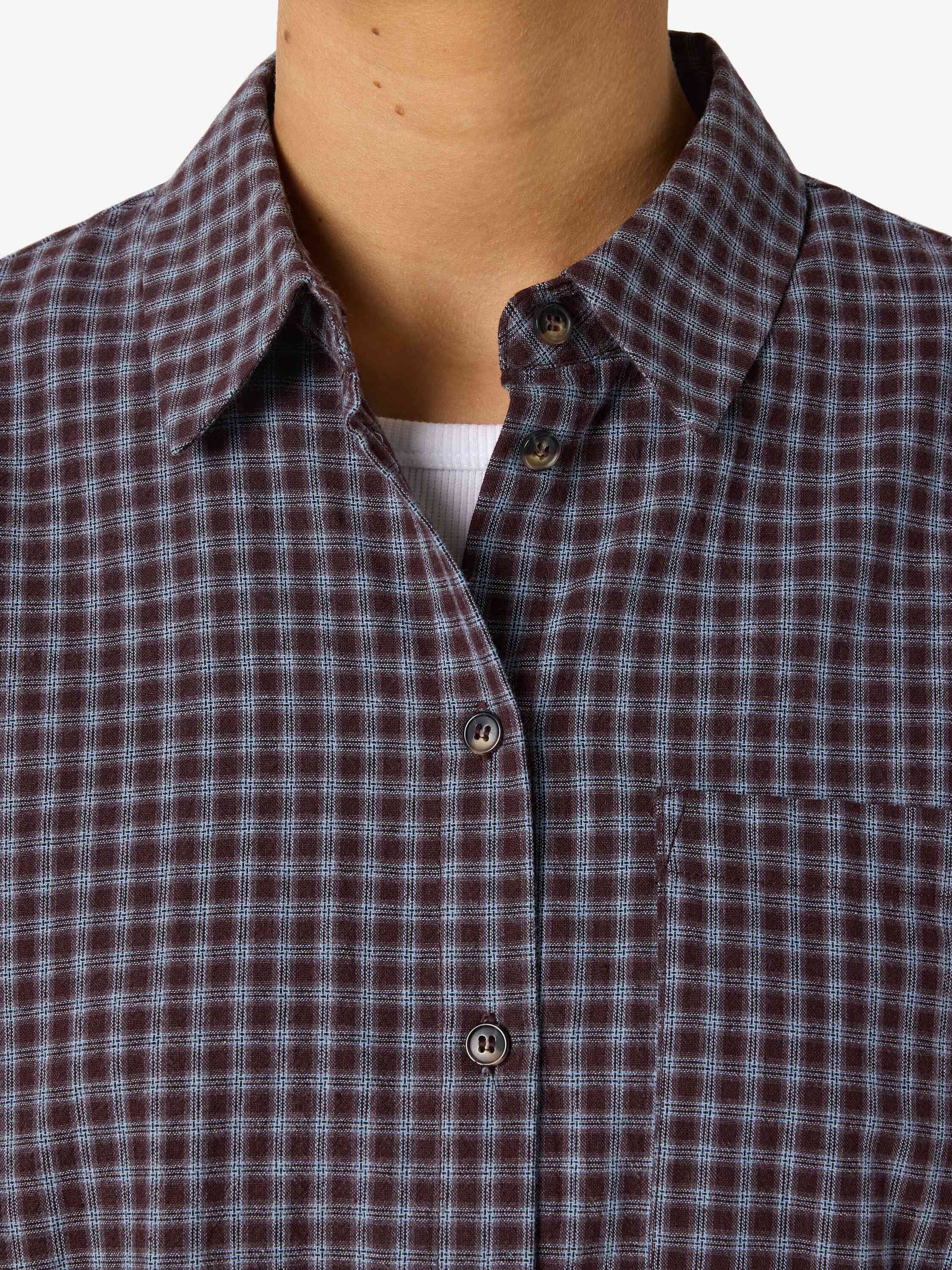 Nmhailey Zoe L/S Check Shirt /Tnt10