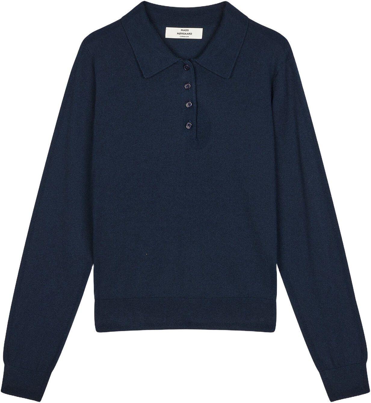Fine Merino Rosa Polo Knit