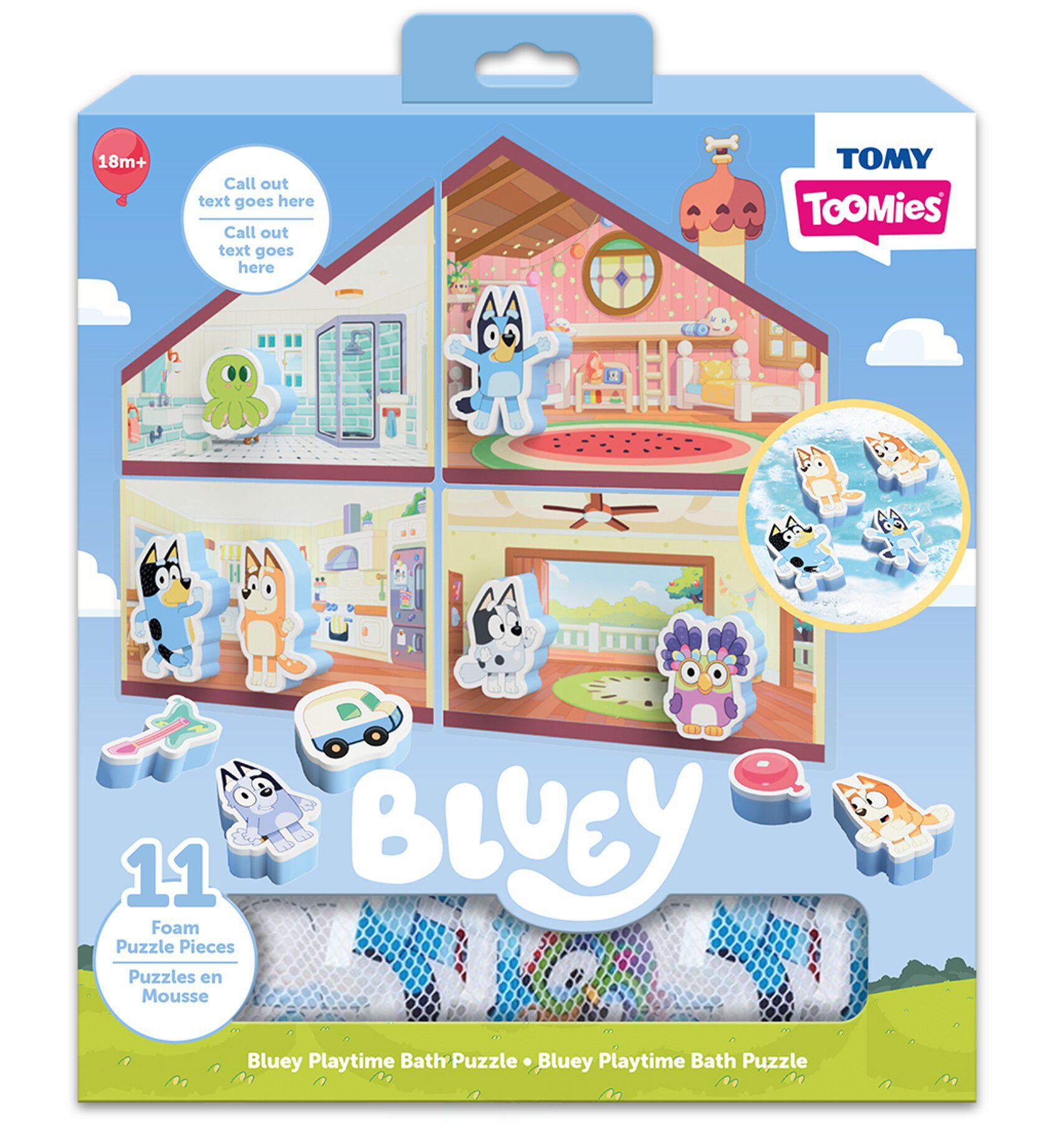Toomies Blueys Hus badel